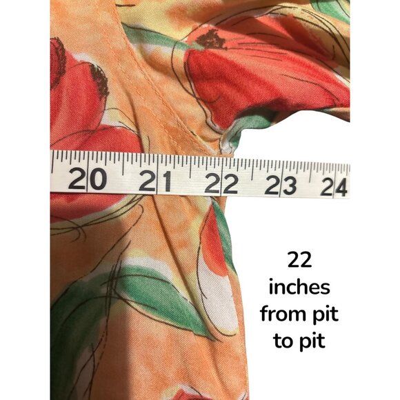 Vintage Weekend Clothes Line Tulip Print XL Shirt - Picture 7 of 8